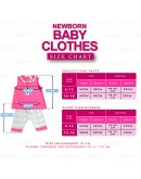 Baju Bayi Perempuan Set 0-18 Month/ Baby Girl Cotton Cloth Set #H501