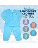 Baju Lubang bayi Eyelet Baby Cloth/ Newborn Baby Sleepwear/ Half Hole Cloth Suit