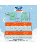 Baju Lubang bayi Eyelet Baby Cloth/ Newborn Baby Sleepwear/ Half Hole Cloth Suit