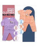 0-18 Month Newborn Baby Eyelet Suit/ Baju Bayi Set Berlubang 