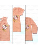 0-18 Month Newborn Baby Eyelet Suit/ Baju Bayi Set Berlubang 