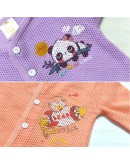 0-18 Month Newborn Baby Eyelet Suit/ Baju Bayi Set Berlubang 