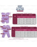 0-18 Month Newborn Baby Eyelet Suit/ Baju Bayi Set Berlubang 