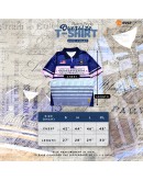 GOLD CLUB Jersi Kolar Oversized Malaysia/High Quality Oversized Retro Collar Casual Jersey #GS 100