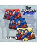  3pcs BOY SUPER HERO BOXERS / BOXER SUPER HERO BUDAK / SELUAR DALAM BUDAK LELAKI LABUBU #1132 