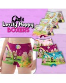 3pcs GIRL'S LOVELY HAPPY BOXERS / CUTE LABUBU UNDERWEAR / SELUAR DALAM BUDAK PEREMPUAN #1133