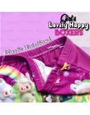 3pcs GIRL'S LOVELY HAPPY BOXERS / CUTE LABUBU UNDERWEAR / SELUAR DALAM BUDAK PEREMPUAN #1133