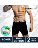 GOLD CLUB 2 in 1 Men Boxer/ 100% Cotton 