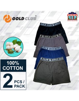 GOLD CLUB 2 in 1 Men Boxer/ 100% Cotton 