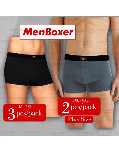 Seluar Boxer Lelaki / Men Boxer Underwear/ Plus size Boxer Underwear #999