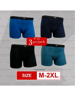 Seluar Boxer Lelaki / Men Boxer Underwear/ Plus size Boxer Underwear