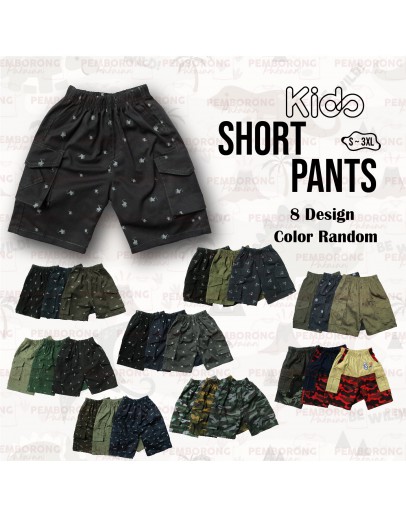 GOLD CLUB Summer Kid Short Pants/ Seluar Pendek Budak/ Children 3/4 Pants #276