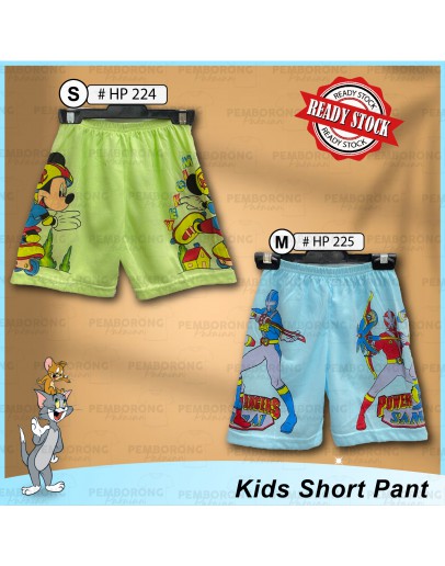 Seluar Pendek Kanak-Kanak/Kids Short Pants Cartoon Boy & Girl