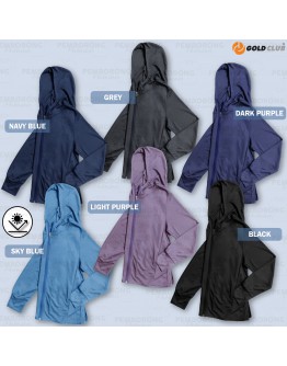 GOLD CLUB UV Sun Protection Jacket/ Women Sport Zip Hoodie