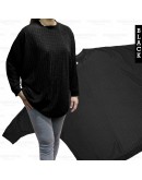 GOLD CLUB Women's Loose Batwing Blouse/ Baju Plain Blouse Wanita Lengan Panjang