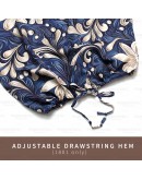 GOLD CLUB Batik Half Sleeve Blouse/ Summer Floral Shirt/ Baju Batik Wanita Casual