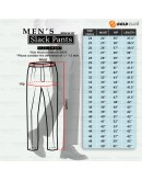  GOLD CLUB Men Slack Pant/ Seluar Slek Lelaki Regular Fit/ Plus size Slack Pant/ Seluar Kerja/ Formal Pants 