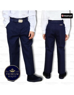 GOLD CLUB SELUAR PANJANG BIRU SEKOLAH RENDAH / PRIMARY SCHOOL NAVY LONG PANT MT04B