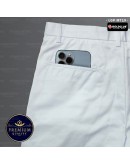 GOLD CLUB Seluar Sekolah Putih/ Seluar Bulan Sabit Merah PBSM/ School White Long Pants
