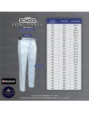 GOLD CLUB Seluar Sekolah Putih/ Seluar Bulan Sabit Merah PBSM/ School White Long Pants
