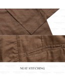 GOLD CLUB Size 23 - 50 / MRSM Seluar Sekolah Pengawas Coklat Panjang/ School Brown Long Pants