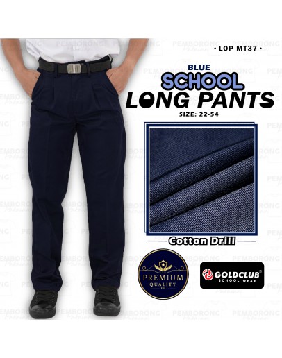 GOLD CLUB Seluar Sekolah Hitam/ Seluar Panjang Hitam /School Black Long Pants