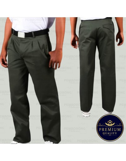 GOLD CLUB SELUAR PANJANG HIJAU SEKOLAH MENENGAH / SECONDARY SCHOOL GREEN LONG PANT