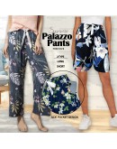 Summer New Fashion Women Long Pant/ Women Korean Floral Palazzo Style #012F #5535
