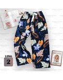 Summer New Fashion Women Long Pant/ Women Korean Floral Palazzo Style #012F #5535