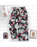Summer New Fashion Women Long Pant/ Women Korean Floral Palazzo Style #012F #5535