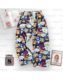 Summer New Fashion Women Long Pant/ Women Korean Floral Palazzo Style #012F #5535
