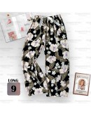 Summer New Fashion Women Long Pant/ Women Korean Floral Palazzo Style #012F #5535