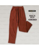 GOLD CLUB Bamboo Slack Cargo Casual Straight Cut Long Pant Stretchable/ Seluar Kargo Perempuan 