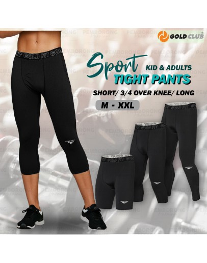 Men Compression Fitness Short Pants/ 3/4 Pants/ Long Pants/ Sport Quick Dry Tight Gym/ Bodybuilding Legging