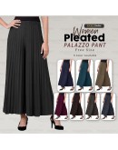 Pleated Skirt Italian Crepe Full Length/ Muslimah Skirt Pleated Princess Flowy/ Skirt Labuh/ Skirt Panjang #LW 2081