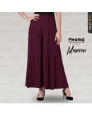 Pleated Skirt Italian Crepe Full Length/ Muslimah Skirt Pleated Princess Flowy/ Skirt Labuh/ Skirt Panjang #LW 2081