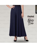 Pleated Skirt Italian Crepe Full Length/ Muslimah Skirt Pleated Princess Flowy/ Skirt Labuh/ Skirt Panjang #LW 2081