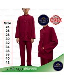 Baju Melayu Cekak Musang Set Baju Melayu Slim Fit/ Cekak Musang Warna Maroon #MR 900