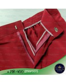 Baju Melayu Cekak Musang Set Baju Melayu Slim Fit/ Cekak Musang Warna Maroon #MR 900