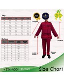 Baju Melayu Cekak Musang Set Baju Melayu Slim Fit/ Cekak Musang Warna Maroon #MR 900