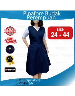 GOLD CLUB Pinafore Sekolah Rendah Budak Perempuan/Girl Primary School Pinafore MT409 & MT13