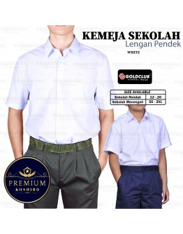 GOLD CLUB Secondary Short Sleeve White Shirt