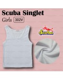 Scuba Girls Inner Singlet / singlet dalam perempuan ( WHITE )