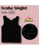 Scuba Girls Inner Singlet / singlet dalam perempuan ( BLACK )