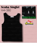 Scuba Girls Inner Singlet / singlet dalam perempuan ( BLACK )