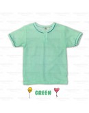 Baju Baby Berlubang / Baby Short Sleeve Eyelet T Shirts With Button/SG601