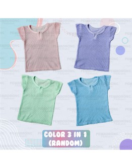Budak Baby Half Sleeve Shirts With Button/ Baby Eyelet/ SG701