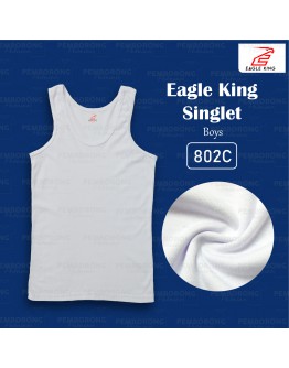Eagle King Boy Singlet Inner Wear/ White Singlet