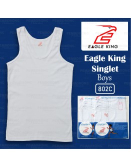 Eagle King Boy Singlet Inner Wear/ White Singlet
