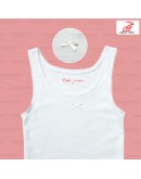 Eagle King Girl's Singlet Innerwear/ Baju Dalam Perempuan ( WHITE )